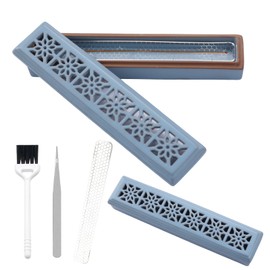 Incense Burner, Horizontal Stand, Ceramic Incense Burner, Openwork Carving, Japanese Style, Safe, Stylish, Indoor Reading, Japanese Room, Tea Ceremony, Interior, Bon Festival, Meditation, Yoga, Zazen,