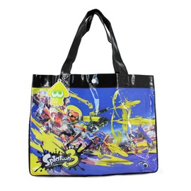 Sun Art SPT 1041 BK Splatoon 3 Beach Bag Tote Bag Black