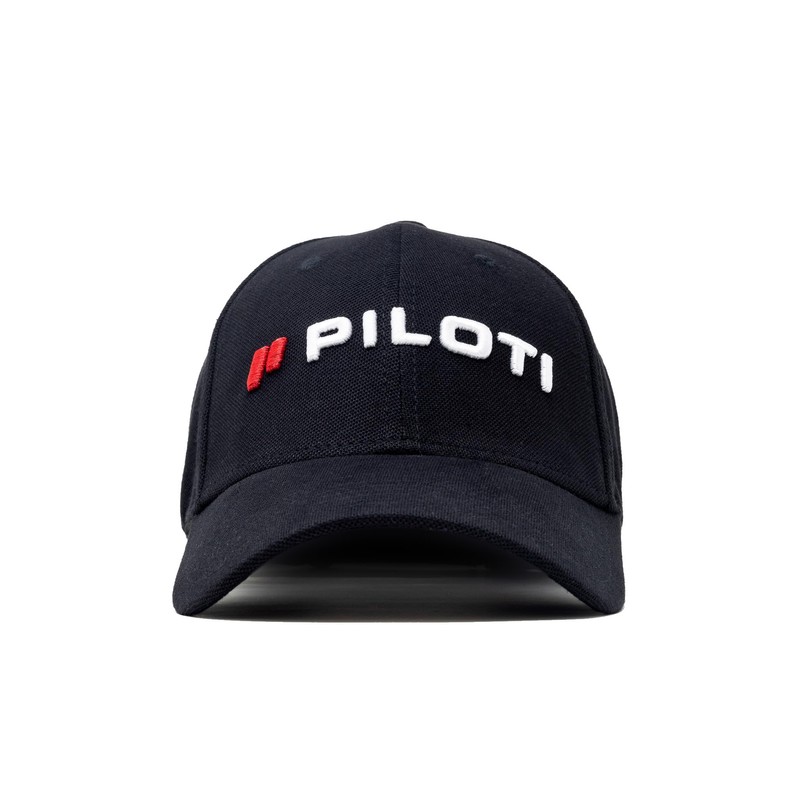 Piloti Men's RS Performance Based Hat (One Size Fits All,Black)