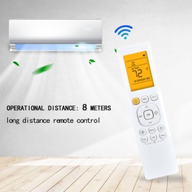 Replacement Remote Control Compatible with Pioneer 12,000 BTU 21.4 SEER2 Ductless Mini-Split Inverter+ Air Conditioner