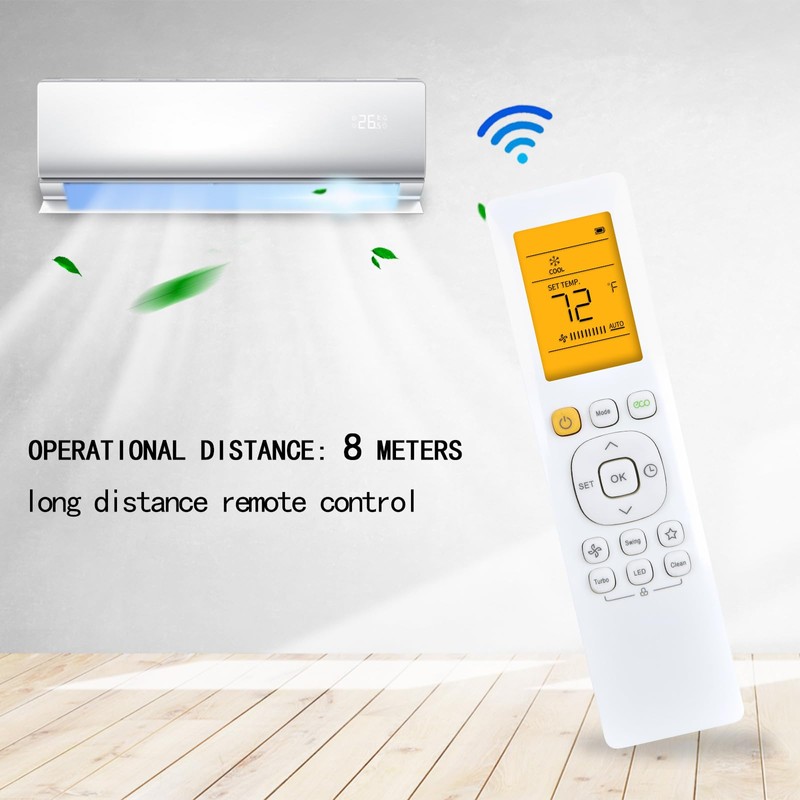 Replacement Remote Control Compatible with Pioneer 12,000 BTU 21.4 SEER2
