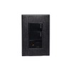 iGoto PS412-GR Placa con 2 apagadores sencillos y contacto 2P+T