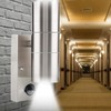 1Pc Up and Down PIR Wall Light Indoor Outdoor Home