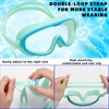LYBHDAFA 2 Pack Swim Goggles for Kids 3-15 Years Old,