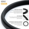 82mm to 72mm Step Up Ring Filter Adapter Black Metal