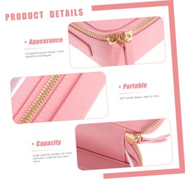 LABRIMP Transparent Cosmetic Organizer Bag Portable Toiletry Travel Makeup Bag with Zipper for Outdoor Activities Gym and Travel Essentials Airline Approved Design