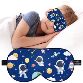 Antifaz de seda para niños estilo espacial – Pyopbow Kids Sleep Mask