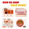 1 Cup Extra Large Silicone Ice Cube Freezing Trays with