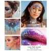 6 Color Sequins Glitter Body Gel 50ml Glitter Liquid Festival