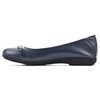 CLIFFS BY WHITE MOUNTAIN Women's Charmed Ballet Flat, Navy/Smooth, 10