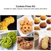 Cookie Press Gun Set, Spritz Cookie Press for Baking Stainless