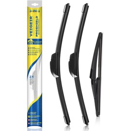 Juego de 3 Escobillas Limpiaparabrisas Compatibles con Nissan Rogue 2014-2023 Pathfind 2013-2021 Calidad Original de Fábrica Juego de Escobillas Delanteras y Traseras para Mi Coche - 26" 17