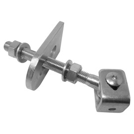 SO-TOOLS® Gate Hinge M16 U Long with Weld-On Tab, Galvanised, Adjustable Construction Tape, Gate Hinge Welding Tape