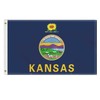 3×5 FT Kansas Flag, Large 100D USA State Outdoor Banner,Doube