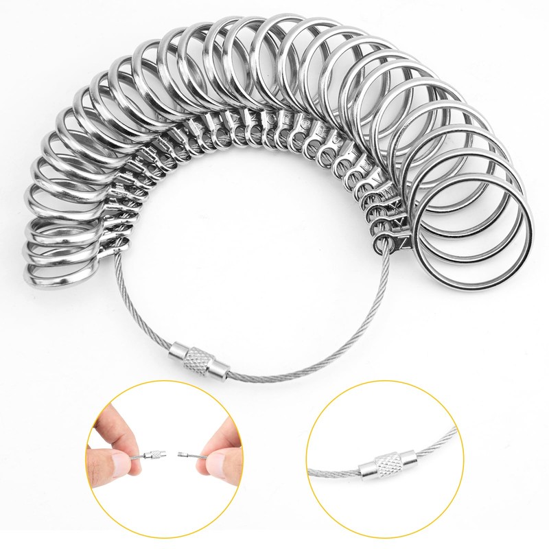 Ring Sizer Measuring Tool Kit, Jewelry Sizer Tools, A-Z Ring