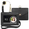 X-Lounge ID Card Holder, Name Holder, Genuine Leather, Horizontal Type,