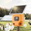VEVOR Solar Fence Charger, 0.6J 8 kV Solar Powered Fence