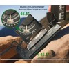 Lensatic Compass Military Grade, JYEASTZ Sighting Clinometer Compass for Hiking,