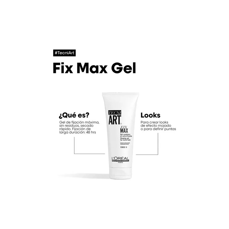 Gel Fix Max Tecni Art Loreal 200 Ml
