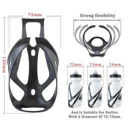 Bicycle Bucket Holder, Lightweight Water Bottle Holder, Suitable for MTB, Triathlon and Road Bike Bucket Holder (Matte-2)