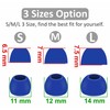6 Pairs Replacement Silicone Ear Tips Compatible with Beats Studio
