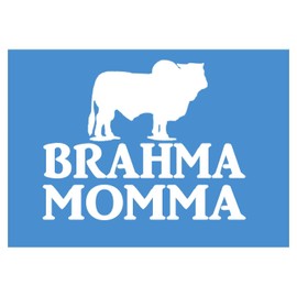 EZ-STIK Brahma Momma Sticker k576 6 inch Brahman Cattle Decal