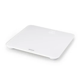 Brabantia Renew Digital Bathroom Weighing Scales (White) Battery-Powered Personal Body Weight Scales with Backlit LED Display
