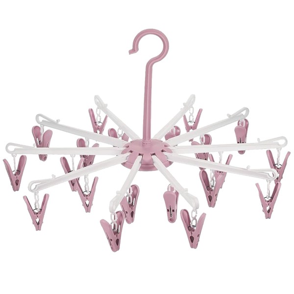 Techchii Sock Dryer, Hanging Sock Holder, Clothes Airer, Foldable Clothes
