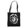 Lion Graffiti Portrait Nature Predator Cat Symbol Tote Bag