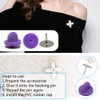 Ruidee 200 Pcs/100 Pairs Tie Tack Pin Backs with Blank
