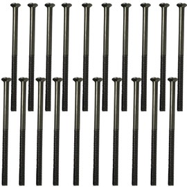 Black Nickel Long Electrical Socket Switch Screws (20, 75mm)