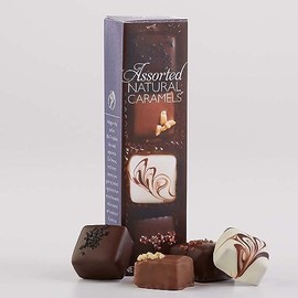 Mrs Prindables Assorted Chocolate Covered Caramels, 4 Piece