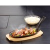 Tornwald-Schmiede 2 Professional Cast Iron Serving Pans with Saucer, 24