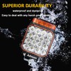 Adzoon 4 inch Strobe Lights for Trucks, Amber Warning Flashing