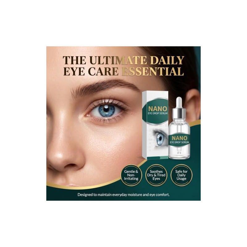 Gotas Oculares Nano Suero Hidratante Alivio Ojos Secos 30ml