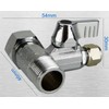 smardy Shut-off Valve Adaptor T-Piece 3/8 x 3/8 x 1/4