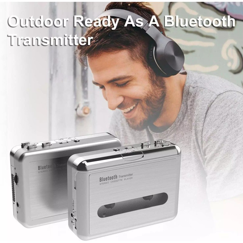 DIGITNOW! Bluetooth Walkman Cassette Player Bluetooth Transfer Personal Cassette