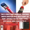 AKH® Essentials Paint Brushes Set | 5 Pack | Walls, Ceilings