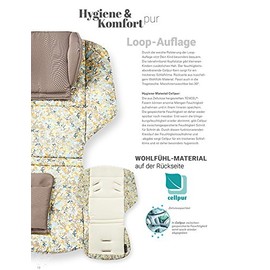 Gesslein Loop Set 006 Pushchair Seat Cover, Reversible Insert for Summer and Winter, Universal, Tencel Breathable & Shield Carry Bag C1/C2/Trend | Pink, 626000006, Pack of 2 (Pack of 1)