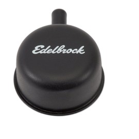 Edelbrock 4413 Valve Cover Breather Round 2.25 in. Tall w/90 deg. PVC Port