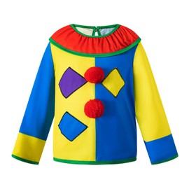 Boys Kids Clown Costume Set Circus Cosplay Outfit Dress Up(Clown, 4-5 Years)