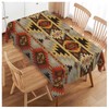 Swono Rectangle Tablecloth Geometric Pattern Table Cover 52x70 Inch American