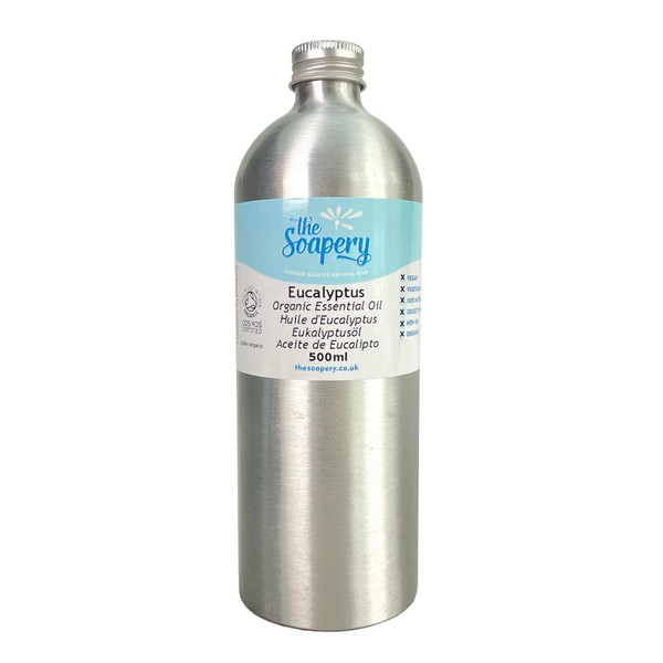 The Soapery Eucalyptus Organic Essential Oil 500ml - 100% Pure