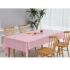 aoozleny Premium Disposable Plastic Tablecloth (54 x 72 inches), Decorative