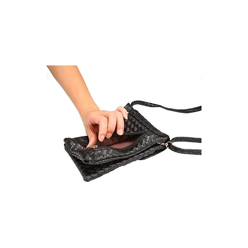 WaitingU Crossbody Cellphone Purse Soft PU Leather Moblie Phone Pouch