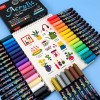 24 Plumas Punta Pincel Pincel Pintura Acrílica Tipo Posca
