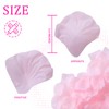 XIANNVXI 1500 PCS Pink Rose Petals,Artificial Faux Fake Silk Pink