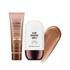 ISBEAUSOLS Face and Body Tanner - Face Cream for Women Set - Summer Care use 2pcs