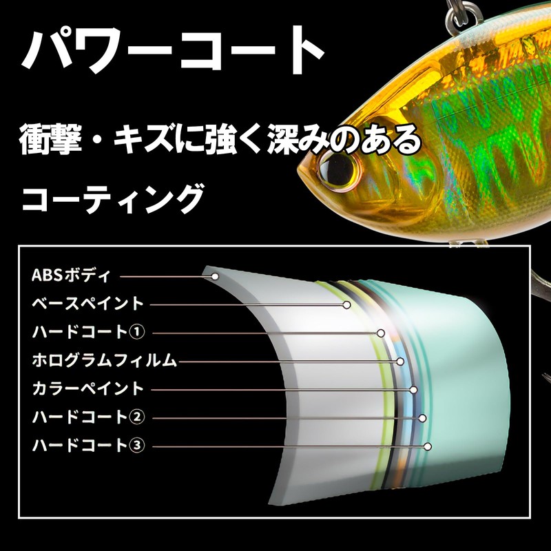 DUEL HARDCORE Bass Lure Ratour Vibe 55mm Sinking 05: Kayblue