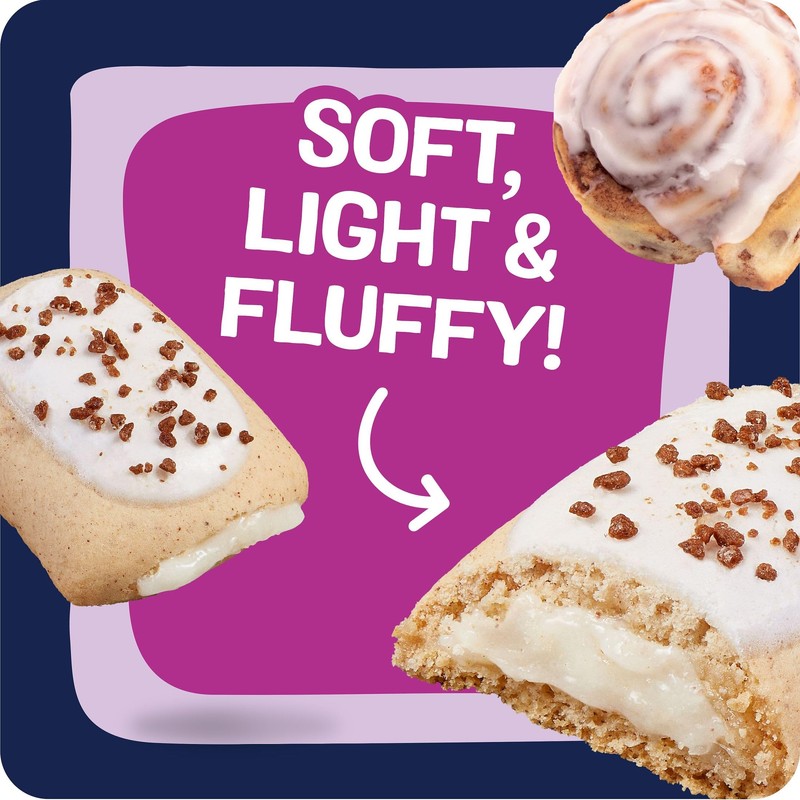 Pop-Tarts Baked Pastry Bites, Kids Snacks, School Lunch, Frosted Cinnamon